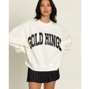 NWT Gold Hinge Wide Arm Sweatshirt